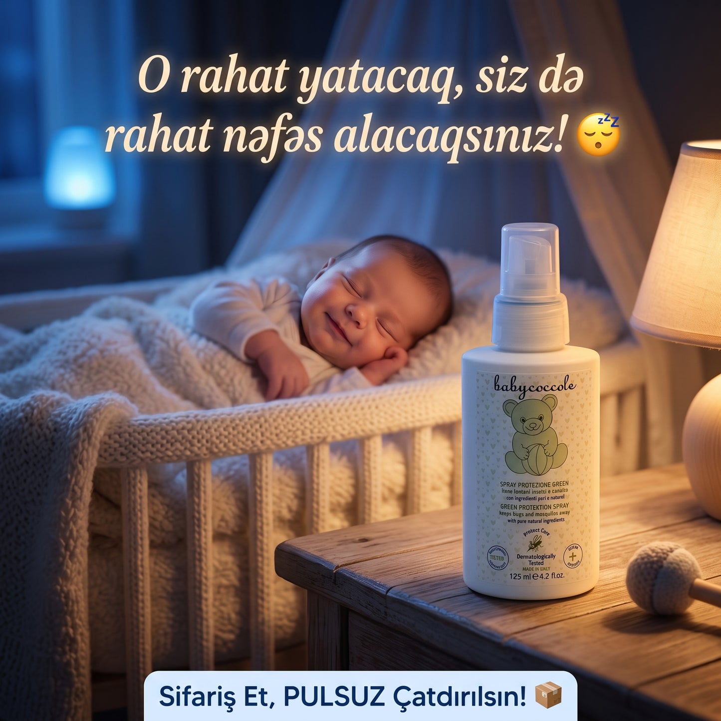 Babycoccole İtalyan Formulası: Körpələr Üçün Təbii Yay Zirehi Seti