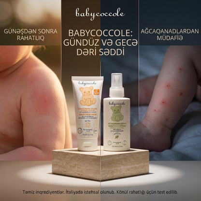 Babycoccole İtalyan Formulası: Körpələr Üçün Təbii Yay Zirehi Seti